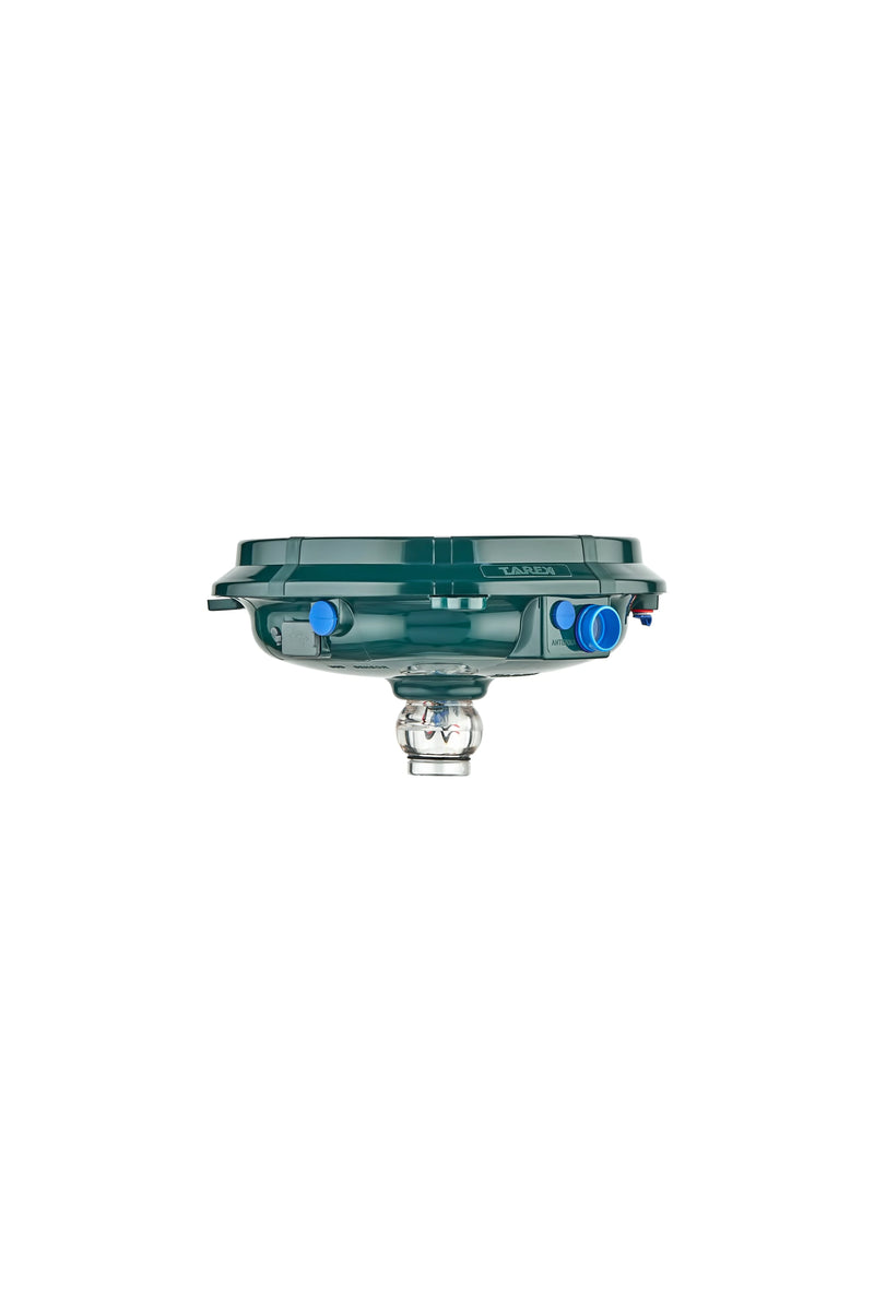 TAREX TP-1500 solar panel and ultrasonic housing, top view